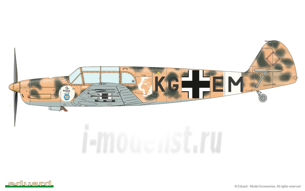 8078 Eduard 1/48 Bf 108