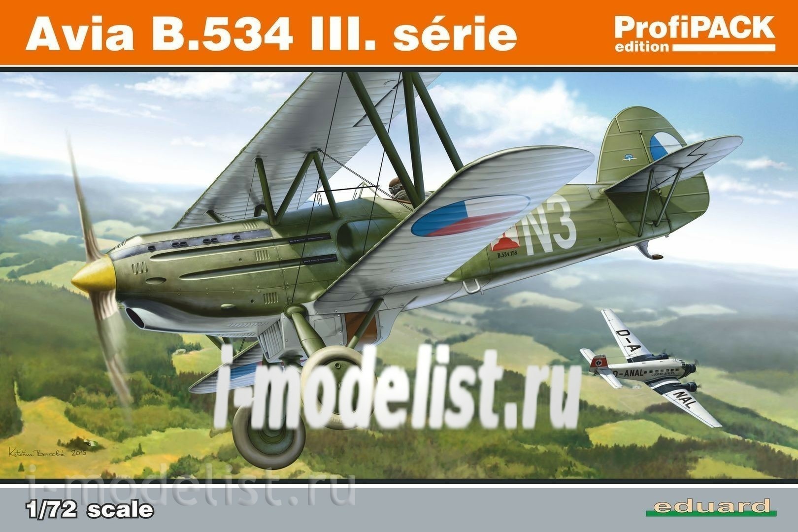70101 Eduard 1/72 Avia B.534 III. série