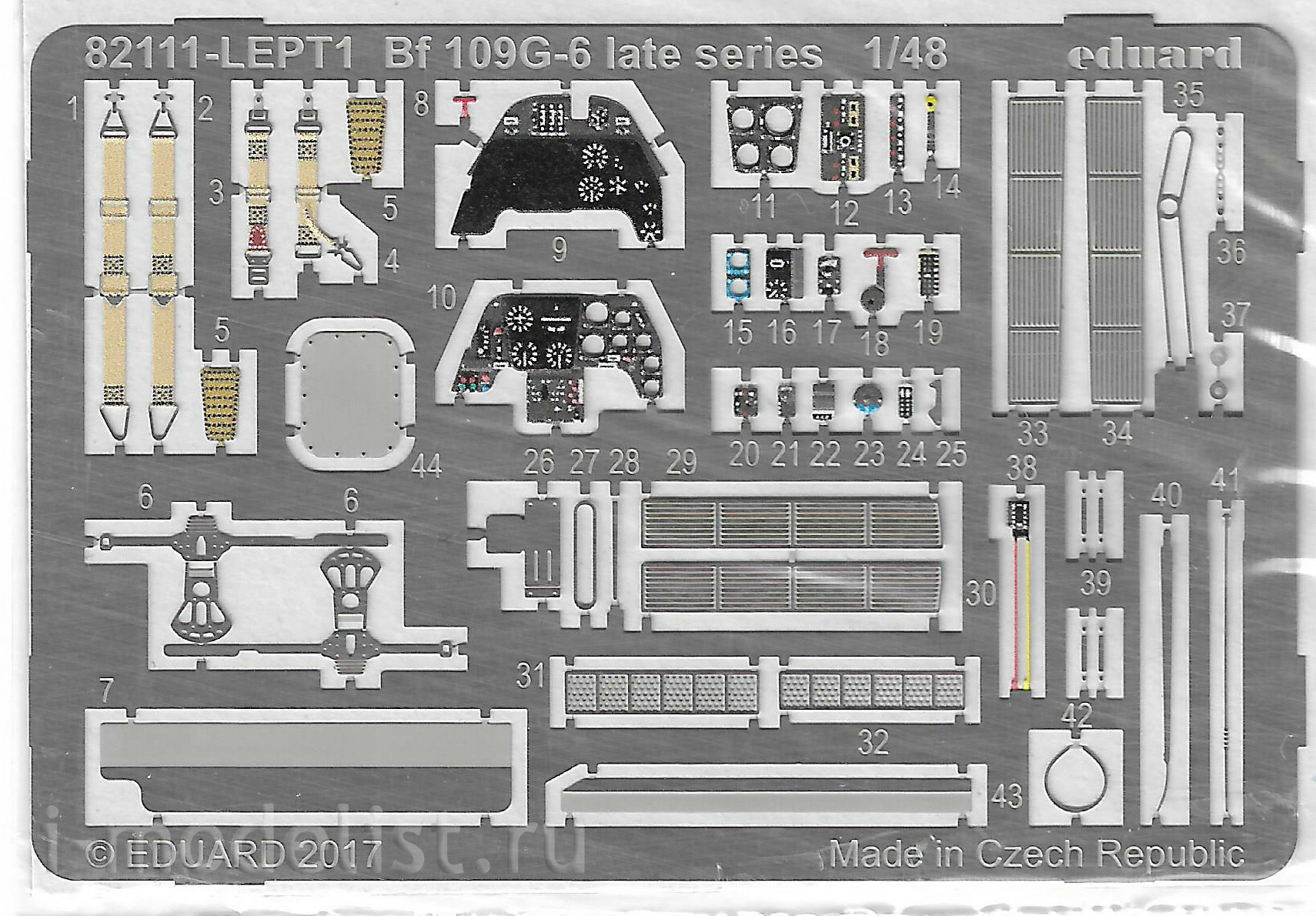 82111 Eduard 1/48 Bf 109G-6 late series
