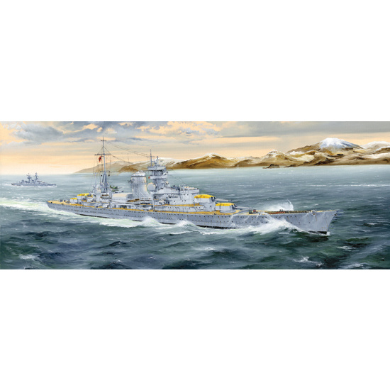 05346 Трубач 1/350 Немецкий тяжёлый крейсер