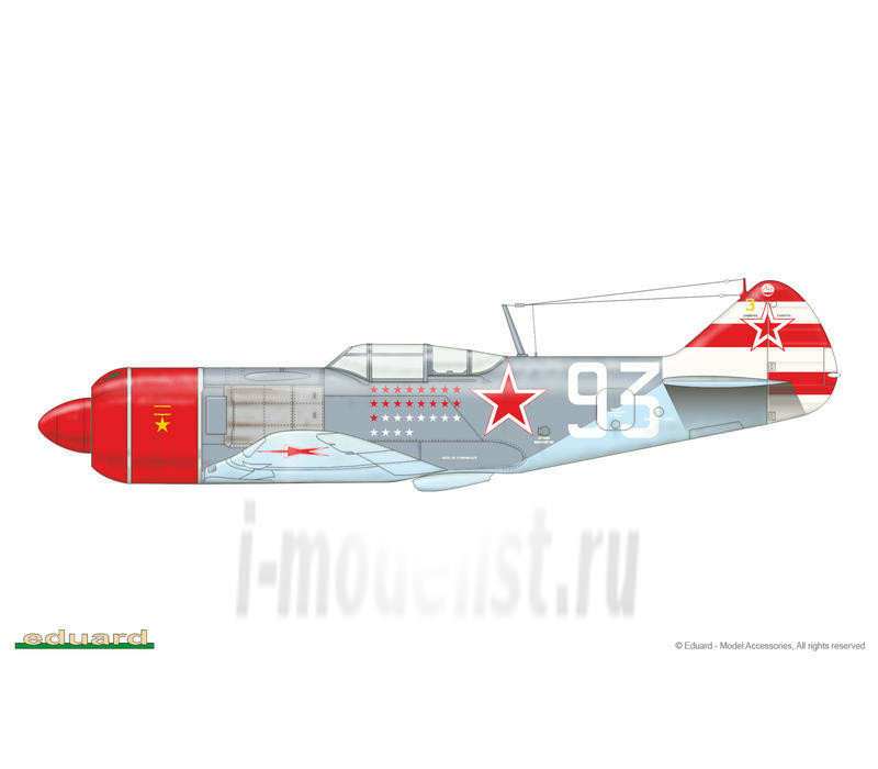7066 Eduard 1/72 La-7